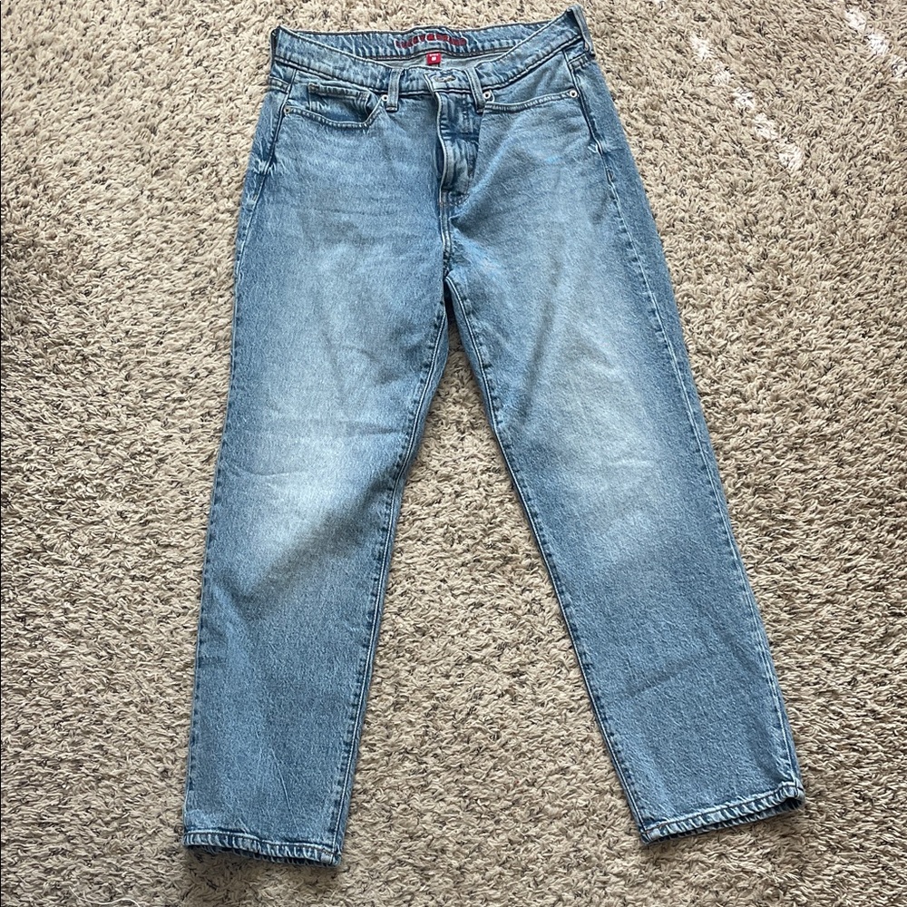 Light Blue Denim Jeans - Classic Straight  Fit